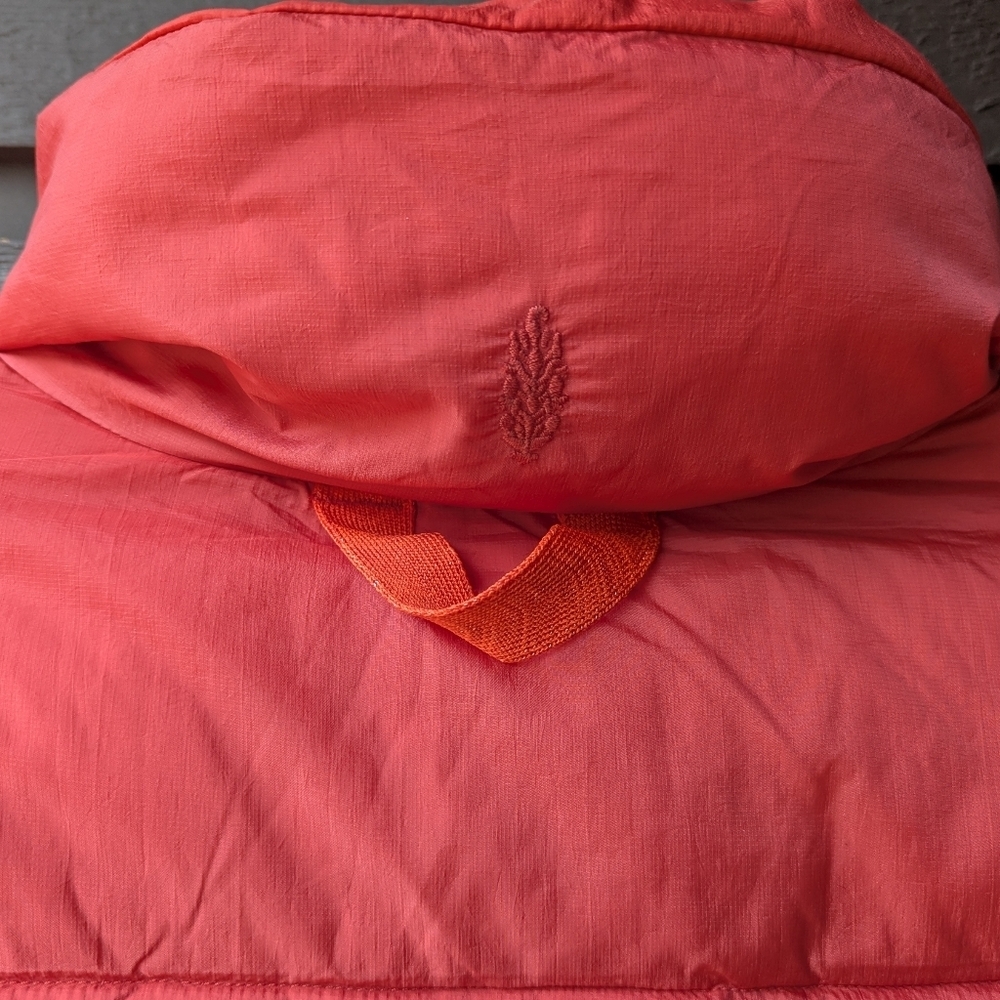 Free People Movement In A Bubble Puffer Vest Coral Orange Size XS Oversized - Picture 5 of 12